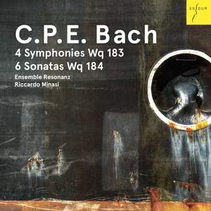 CPE Bach: 4 Symphonies, Wq 183 - 6 Sonatas, Wq 184
