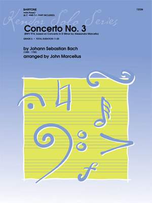 Bach, J S: Concerto No. 3
