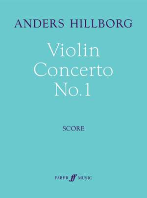 Hillborg, Anders: Violin Concerto No.1 (full score)
