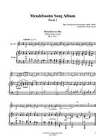 Mendelssohn Bartholdy, C: Mendelssohn Song Album Book 1 Product Image