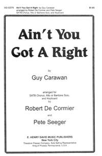 Guy Carawan: Ain't You Got A Right