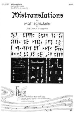 Matt Schickele: Mistranslations