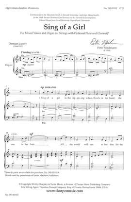 Peter Niedmann: Sing of a Girl