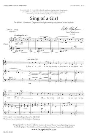 Peter Niedmann: Sing of a Girl