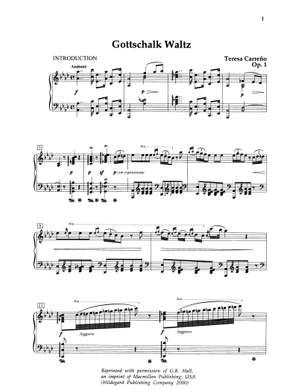 Teresa Carreño: 4 Piano Works