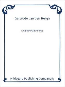 Gertrude Van Den Bergh: Lied