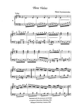 M. Szymanowska: 3 Valses