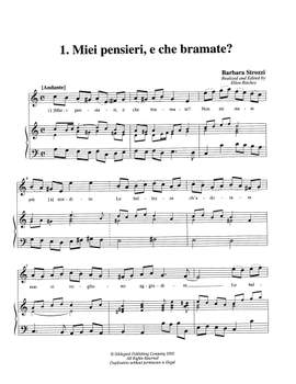 Barbara Strozzi: 6 Arias