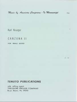 Karl Kroeger: Canzona Ii