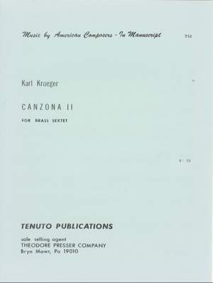 Karl Kroeger: Canzona Ii