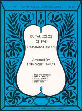 Guitar Solos Of Five Christmas Carols