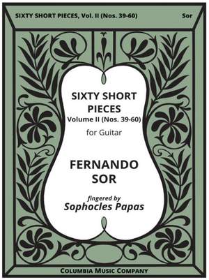Fernando Sor: Sixty Short Pieces Vol.2