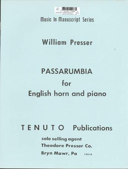 William Presser: Passarumbia