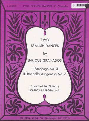 Enrique Granados: 2 Spanish Dances