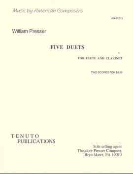 William Presser: Five Duets