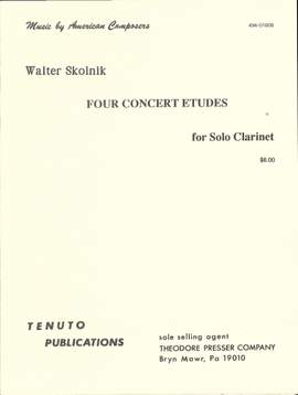 Walter Skolnik: 4 Concert Etudes