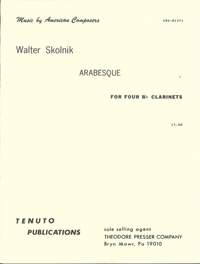 Walter Skolnik: Arabesque for Clarinet Quartet