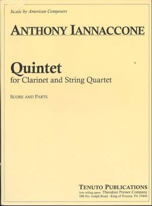 Anthony Iannaccone: Quintet for Clarinet and String Quintet