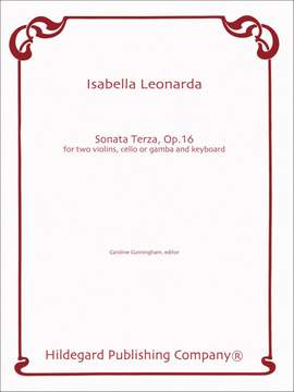 Isabella Leonarda: Sonata Terza Op. 16