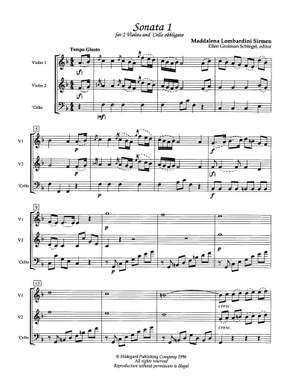 Maddalena Laura Lombardini Sirmen: Trio Sonatas 1-3