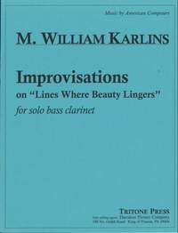 William Karlins: Improvisations On Lines - B.Cl.