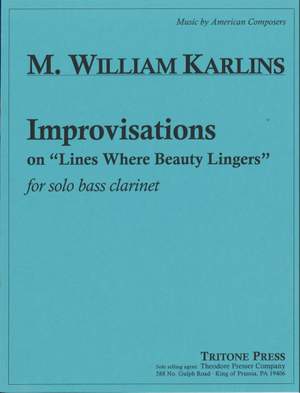 William Karlins: Improvisations On Lines - B.Cl.