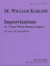 William Karlins: Improvisations On Lines - Sax