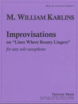 William Karlins: Improvisations On Lines - Sax