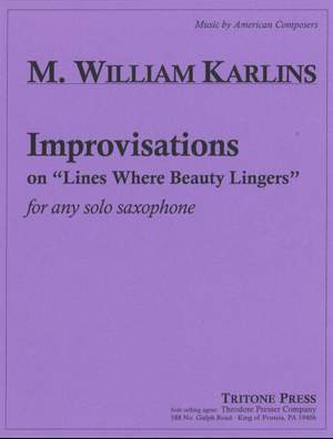 William Karlins: Improvisations On Lines - Sax