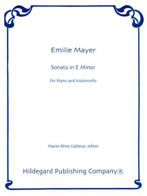 Emilie Mayer: Sonata In E Minor