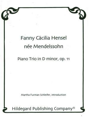 Fanny Mendelssohn Hensel: Piano Trio In D Minor