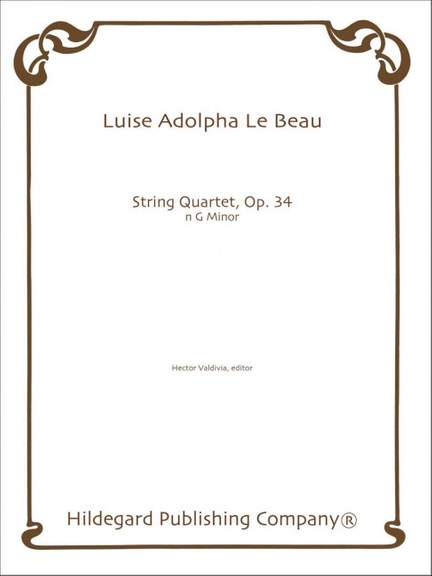 Luise Adolpha Le Beau: String Quartet