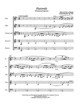 Amy Beach: Pastorale