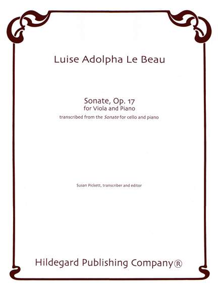Luise Adolpha Le Beau: Sonate