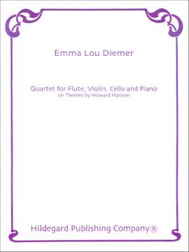 Emma Lou Diemer: Quartet for Flute, Violin, Cello and Piano