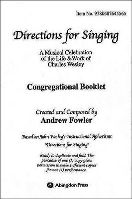 Charles Wesley_Andrew Fowler: Directions for Singing