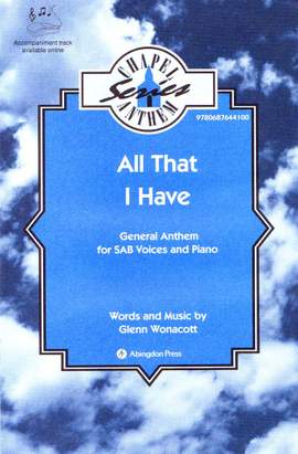 Glenn Wonacott: All That I Have