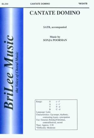 Sonja Poorman: Cantate Domino