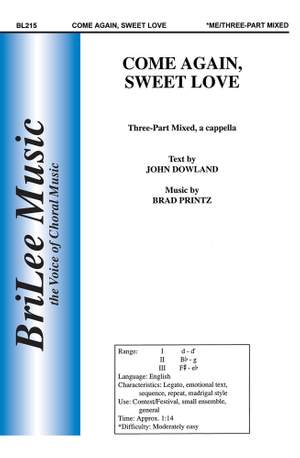 John Dowland: Come Again, Sweet Love