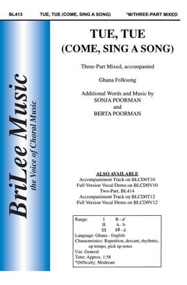 Sonja Poorman_Berta Poorman: Tue, Tue (Come, Sing A Song)