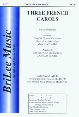 Donald Paul Moore: Three French Carols