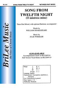 Julie Wheeler: Song From Twelfth Night (O Mistress Mine)