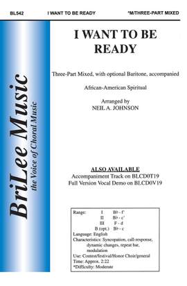 Neil A. Johnson: I Want To Be Ready