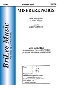 Julie Wheeler: Miserere Nobis