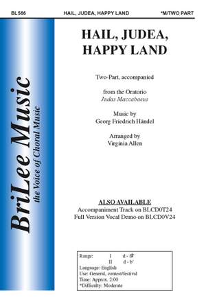 Georg Friedrich Händel: Hail, Judea, Happy Land From The Oratorio Ju