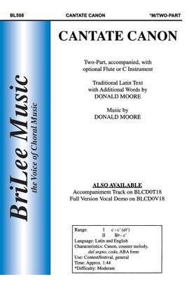 Donald Paul Moore: Cantate Canon