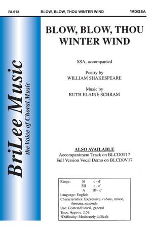 Blow, Blow, Thou Winter Wind