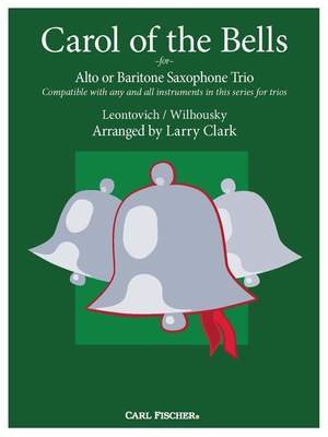 Carol of the Bells for Alto or Baritone Saxophone Trio