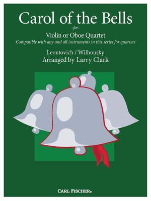 Carol of the Bells for Violin or Oboe Quartet
