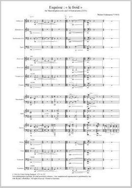 Walter Feldmann: Esquisse: le froid